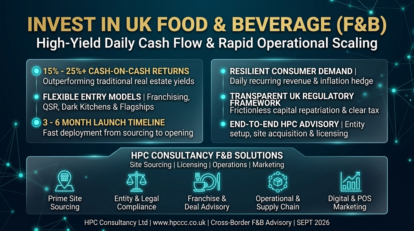 Why Estonia Investors Must Consider the UK Food and Beverage Sector as Their Primary Entry Point