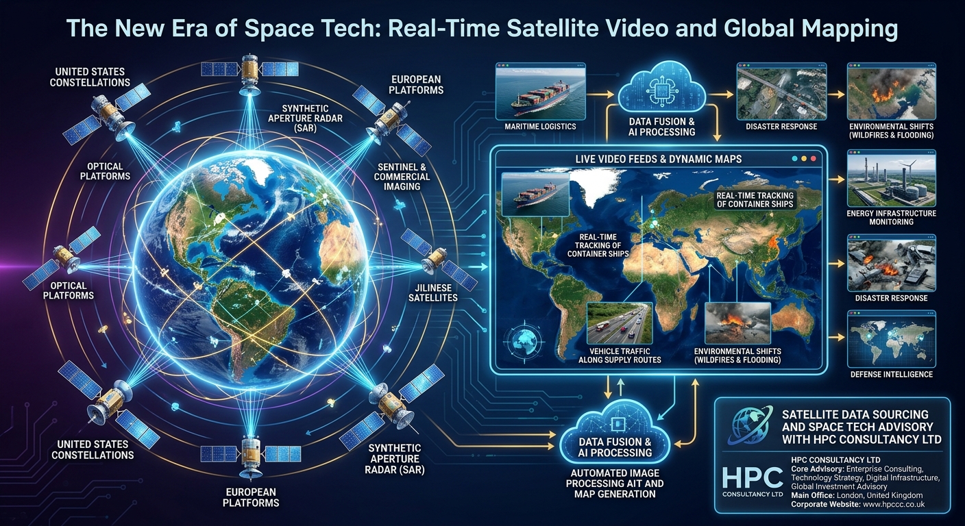 Real-Time Satellite Video and Global Mapping Estonia