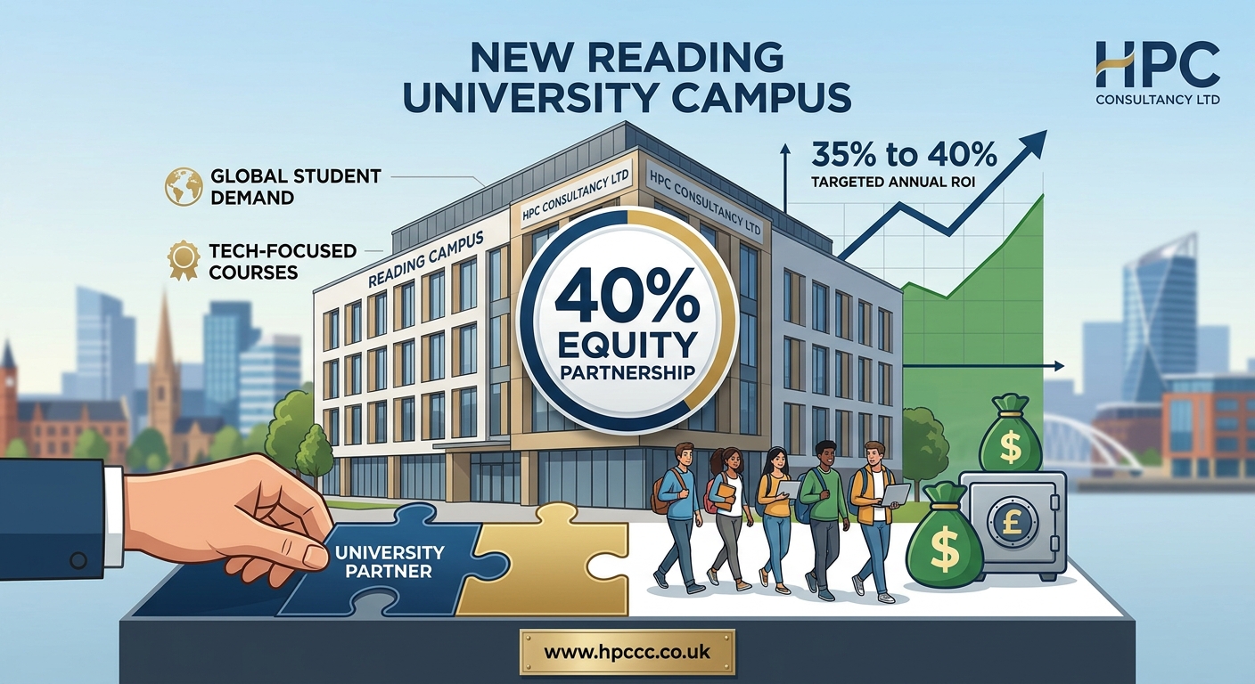 40% Equity Partnership in New Reading University Campus, seeking Estonia Investor